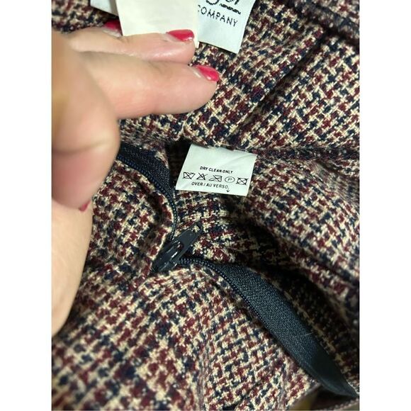 Vintage Liz Claiborne The Villager 2 piece wool blend skirt suit size 14 - Picture 8 of 12